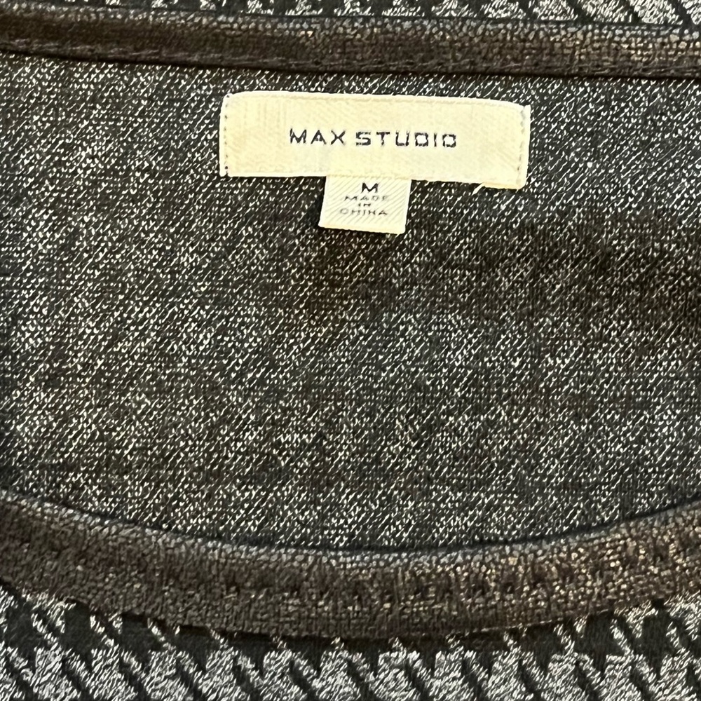 Max Studio Houndstooth Pattern Dress - image 2